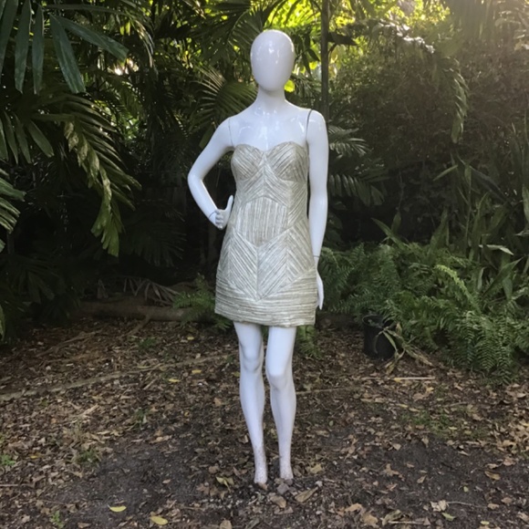 Vintage John Paul Ataker  metal like Dress - Picture 5 of 8